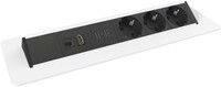 Axessline QuickBox HDMI inbouw stekkerdoos Wit