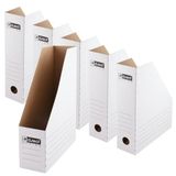 D.RECT Magazijnverzamelaar, A4, karton, 80 mm, verpakking van 6 stuks