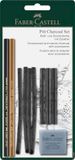 FABER-CASTELL Pitt Charcoal-teken set, 10-delig