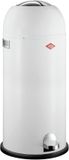 WESCO Kickmaster Maxi Prullenbak | Pedaalemmer | 40 Liter | Metaal - Wit