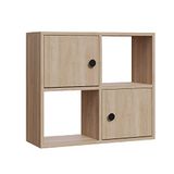 WELL HOME MOBILIARIO & DECORACIÓN Boekenkast, 100% melamine gecoate spaanplaat, eiken