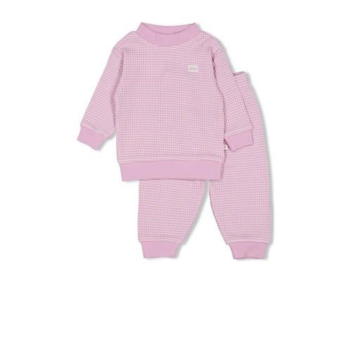 Feetje unisex wafel pyjama lila