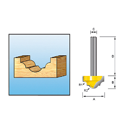 Makita Sierprofielfrees