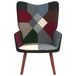 Maison Exclusive Fauteuil relax avec revêtement en tissu patchwork