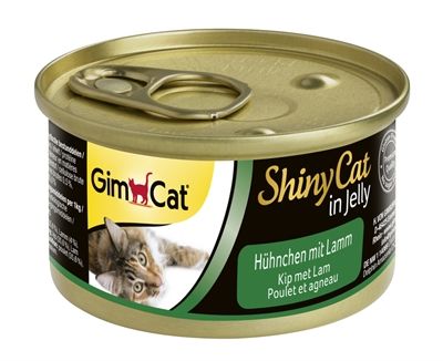 GimCat Shiny Cat in Jelly Kip & Lam - 24 x 70g