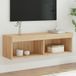 Maison Exclusive - Meuble TV avec éclairage LED, chêne Sonoma, 100x30x30 cm