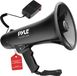 Pyle Megafoon Luidspreker - Ingebouwde Sirene - 40 Watt - Verstelbare Volumeregeling - Zwart