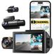 Dashcam - 3 canaux - 4K avant - Caméra intérieure - GPS - WiFi - 32 Go