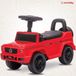 Mercedes G Klasse Véhicule pour enfant, porteur avec klaxon, ride on, voiturette, trotteur avec klaxon et sons de moteur, max 25 kg (Rouge)