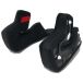 Nolan N60-5, coussinets de joue, couleur: Noir/Rouge, taille: 3XL