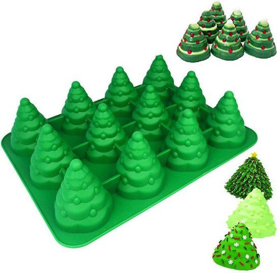 Silikomart Easychoc 3D Tree Choc Chocoladeset C3D 01 - 3-delig