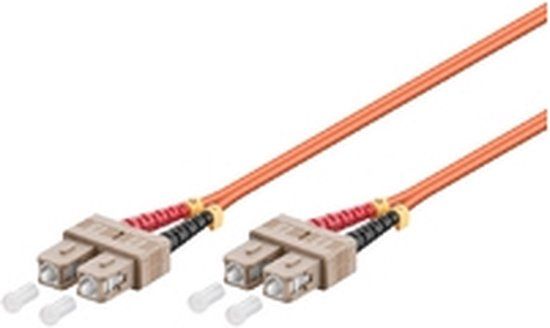 Eet nordic Microconnect 1m SC-SC UPC LSZH Glasvezel kabel OM2 Oranje