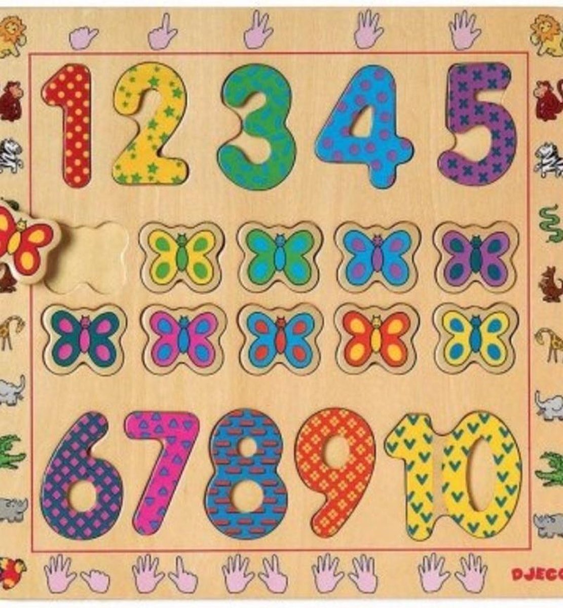 djeco - Puzzel 1-10