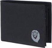 oxmox New Cryptan RFID Protect Querscheinbörse Freedom Lion Print Grey Black zwart