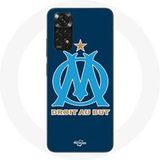 Olympique de Marseille OM blauw logo Maniacase Hoesjes voor Xiaomi Redmi Note 11 4G