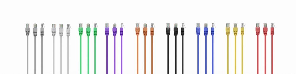 Gembird RJ45/RJ45 Cat5e 0.5m netwerkkabel Paars