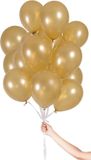Folat Goudkleurige Ballonnen 23cm - 30 stuks
