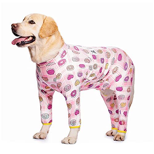 Jrkj Hondenkleding Katoen Grote Hond Pyjama Medium Hondenkostuum Jumpsuits Kleding Voor Honden