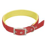 CHAPUIS SELLERIE Comfort halsband/riem van nylon, voor honden, rood, 20 mm x 45 cm, maat M