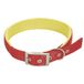 CHAPUIS SELLERIE Comfort halsband/riem van nylon, voor honden, rood, 20 mm x 45 cm, maat M