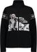 CMP Fleece met volledige rits voor dames, Zwart/Wit, Maat L