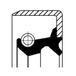 CORTECO 19016499B-COR asafdichtring, wielnaaf | Compatibel met: MAZDA 323 III Hatchback