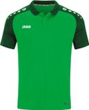 Jako Performance Polo Heren - Zwart / Zachtgroen | Maat: XL