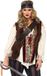Leg Avenue Captain Blackheart Meerkleurig XXXL/XXXXL