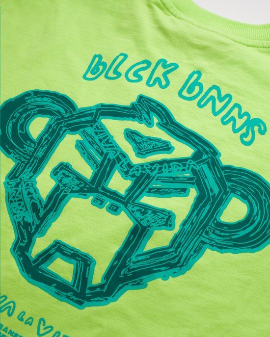 Black Bananas KIDS SKETCH TWINSET Unisex Lime 100% cotton 164