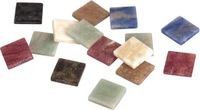 Rayher hobby materialen Rayher hobby Mozaiek steentjes - diverse kleuren - 1200x stuks - 1 x 1 cm formaat - hobby artikelen/knutselspullen
