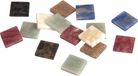 Rayher hobby materialen Rayher hobby Mozaiek steentjes - diverse kleuren - 1200x stuks - 1 x 1 cm formaat - hobby artikelen/knutselspullen