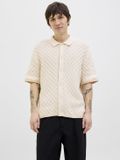 Jack & Jones Gebreide overhemd Effen Gebreide overhemd