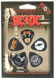AC/DC Highway / For Those / Let There Unisex Plectrumset - Multicolours