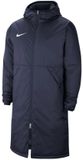 Nike Veste Homme Team Park 20 Hiver, Obsidienne/Blanc, CW6156-451, S