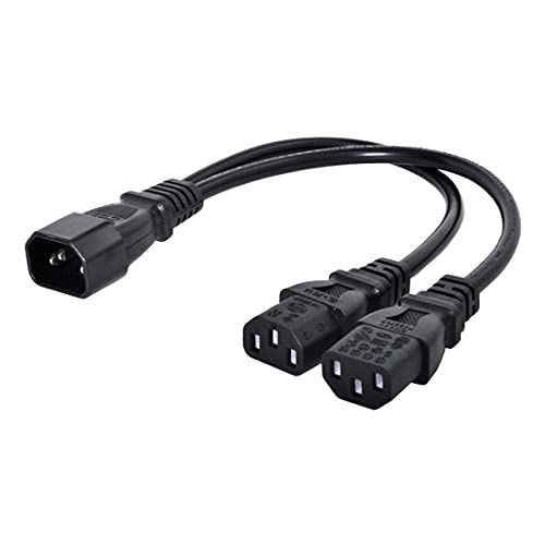 deforst CY Adapterkabel Single C14 naar Dual C13 5-13R kort Y-type