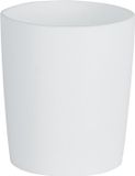 Spirella Badkamerprullenbak – Kleine Prullenbak 5 Liter – Afvalbak Badkamer – Polypropyleen – Wit – 25x24x21 cm