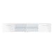 Selsey Tenus Double - TV Board/TV Lowboard/TV kast, wit, 200 x 40 x 34 cm