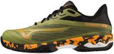 Mizuno Wave Exceed Light 2 Heren Padel Schoenen Donkergroen - Oranje - Zwart