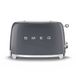 Smeg TSF01GREU Broodrooster - 2-sleufs - 950W - Grijs