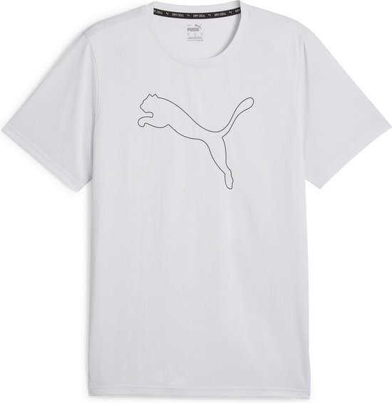 PUMA PERFORMANCE CAT TEE M Heren Sportshirt - Silver Mist