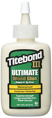 Titebond Titebond ZL-141/1 Ultimate houtlijm voor binnen en buiten, waterbestendig, 37 ml