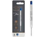 PARKER Quinkflow balpenvulling, medium punt, blauw