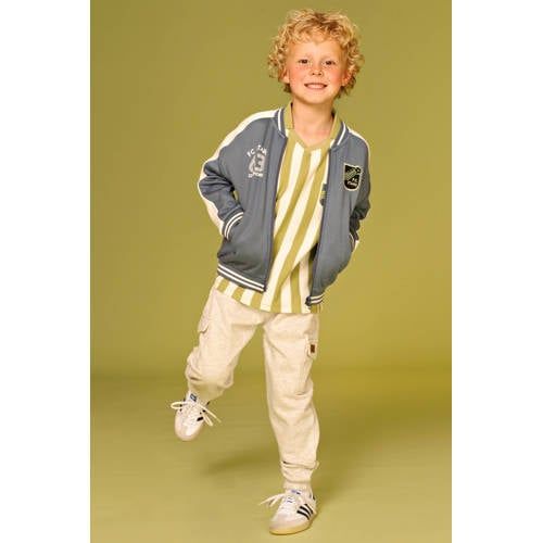 Stains&Stories sweatvest donkerblauw