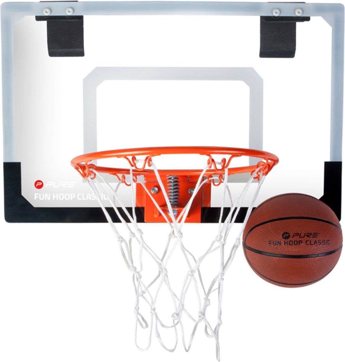 Pure2Improve Fun Hoop Classic minibasket - zwart/wit