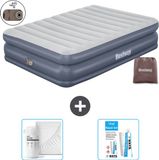 Bestway Luchtbed - 2-Persoons - 152 x 203 x 51 cm - Blauw - Inclusief pomp