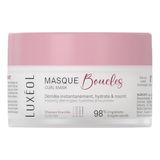 Luxéol Masque Cheveux Bouclés - Nourrit, Hydrate & Démêle instantanément les boucles - Réduit les frisottis - Parfum Gourmand - Méthode Curly Hair - Sans Silicone - Fabriqué en France - 200 ml