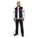 Malelions baseball jacket met patches en backprint - donkerblauw