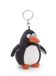62402 Jorge Thunder 62402 Pinguïn Pluche Sleutelhanger, 9 cm, Grijs