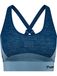 Hummel hmlCLEA SEAMLESS SPORTS TOP lichtblauw / donkerblauw / zwart