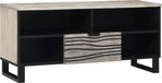 vidaXL TV-meubel 100 x 33 x 46 cm Wit Bewerkt Hout